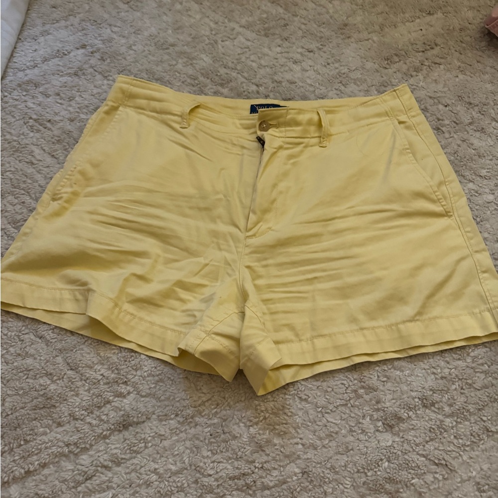 Polo by Ralph Lauren Yellow Bermuda Shorts Classic Cotton